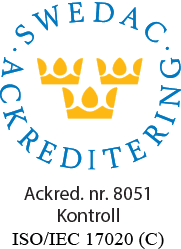 SWEDAC ACKREDITERING